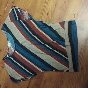 Agenda stripped Shirt Size Small